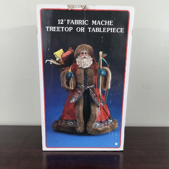 Santa’s World Kurt S Adler Porcelain Victorian St Nicholas Christmas Tree Topper - Picture 9 of 11